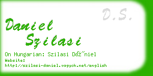 daniel szilasi business card